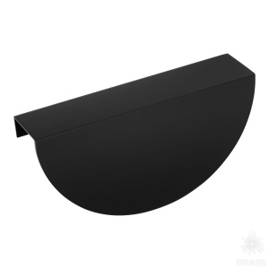 1233-200-Matt Black Ручка торцевая, чёрный 160 мм