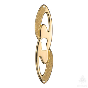 15.698.10.DIA.19 Ключевина декоративная, глянцевое золото 24K