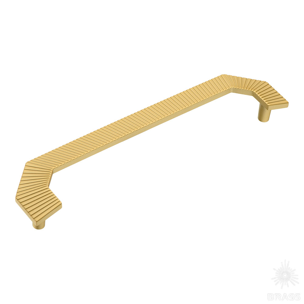 1213 224PC35 Ручка скоба, матовое золото 224 мм