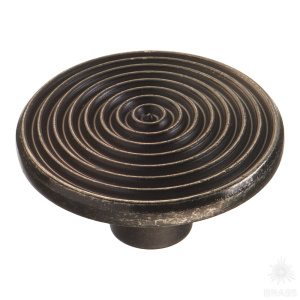 6130-836 Ручка кнопка, старое серебро