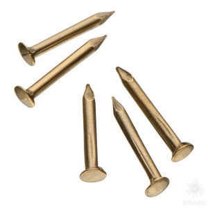 10910 Гвоздь 1х13 круглая шляпка бронза (упак 25 шт)