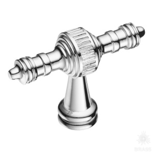 07149-005 Ручка кнопка, глянцевый хром 