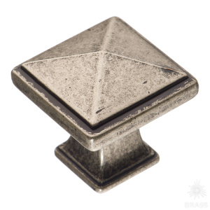 4222 0008 OSM Ручка кнопка, старое серебро