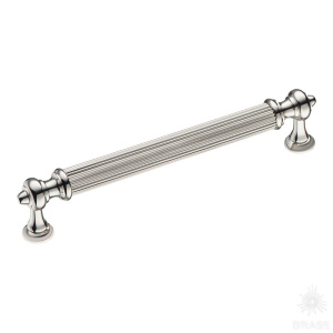 2512-080-128 Ручка рейлинг, глянцевый никель 128 мм