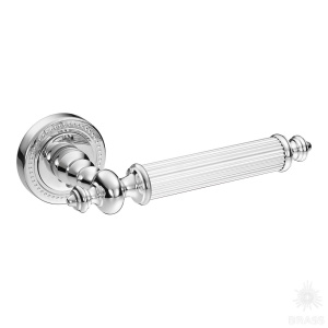 0212-005R Ручка дверная, глянцевый хром