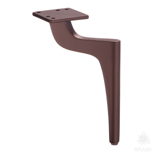 1460 0200 Nova Bakir Matt Опора мебельная ZARIF, коричневый 200 мм