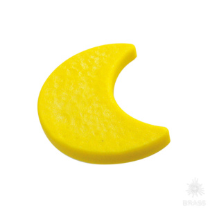 688AM Ручка кнопка детская, месяц жёлтый