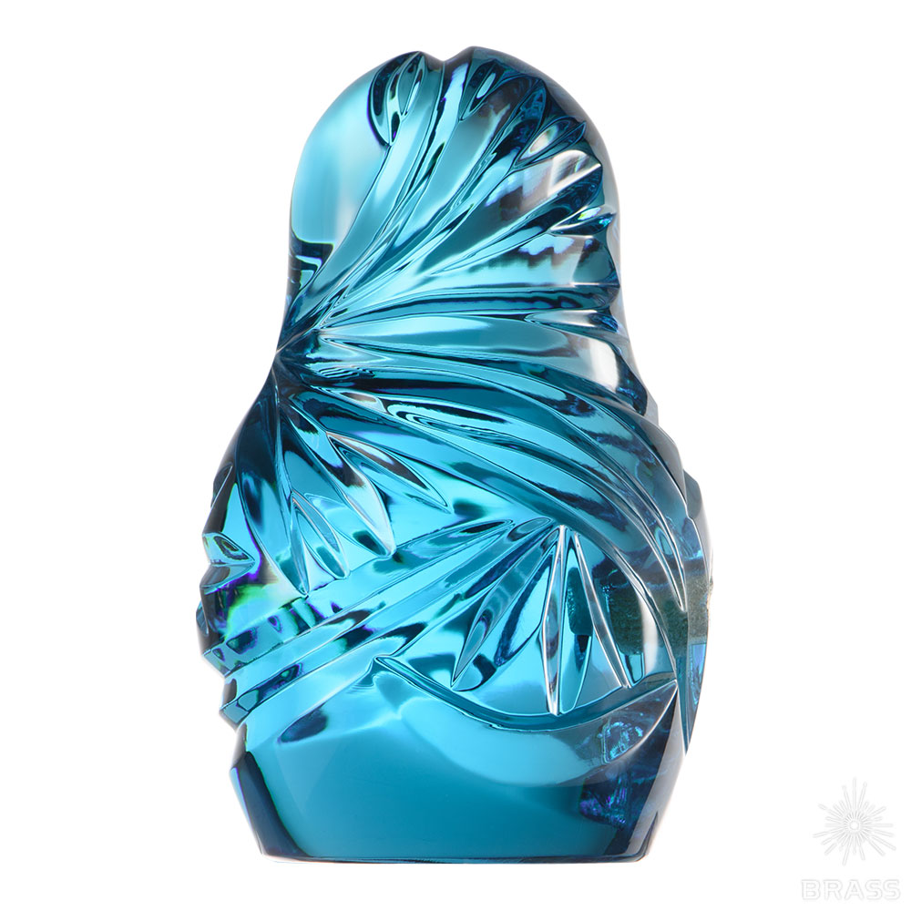 9491 Ручка "Матрёшка" Хрусталь, серия "Вдохновлённые Россией", Бирюза  