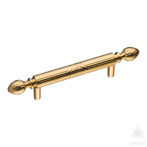 BU 005.96.19 Ручка скоба классика, глянцевое золото 96 мм