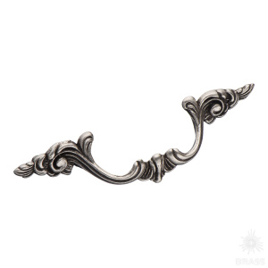 15.231.128.16 Ручка скоба, старое серебро 128 мм