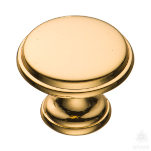 15.330.29.19 Ручка кнопка, глянцевое золото 24K