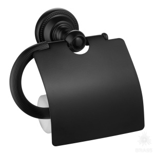 3514K-12-090 Держатель для туалетной бумаги, латунь, чёрный