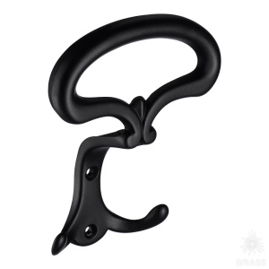 15.719.00.09 Крючок мебельный, чёрный