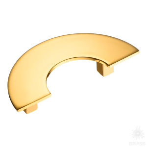 07620-003-R15x4-96 Ручка скоба, глянцевое золото 96 мм