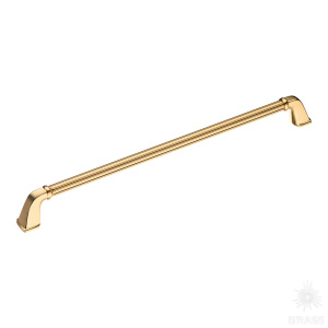 1122 320MP11 Ручка скоба, глянцевое золото 320 мм