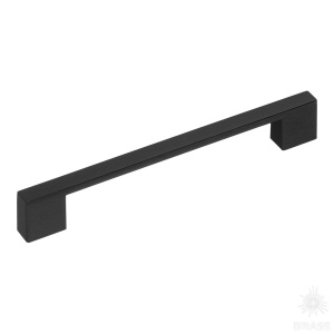 1040-160-Brushed Matt Black Ручка скоба, чёрный брашированный 160 мм