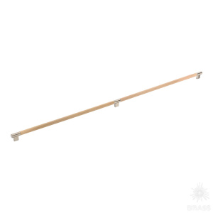 9401-317 Ручка рейлинг, дерево/никель 480-480 мм