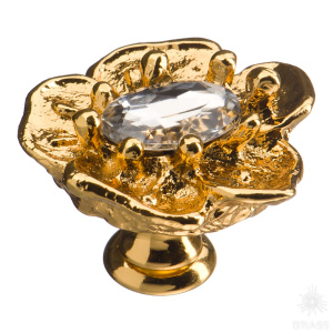 03.35.MO19 Ручка- кнопка "Monfleur", глянцевое золото