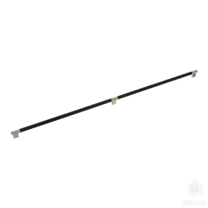 9401-346 Ручка рейлинг, чёрный/никель 480-480 мм