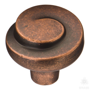 8871-808 Ручка кнопка современная классика, старая медь