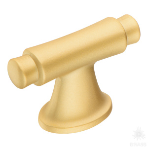 4117 016PC35 Ручка кнопка, матовое золото 16 мм