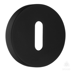 9189 MP24 ROOM ROSETTE Накладка с овальным отверстием для ключа, чёрный (комплект 2 шт)