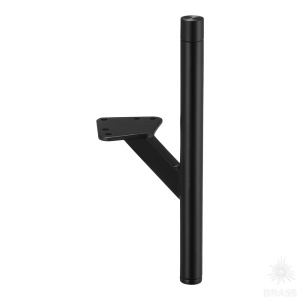 2460 140-260 Matt Black Опора мебельная, чёрный