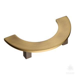 07620-013-R11-64 Ручка скоба, состаренная латунь 64 мм