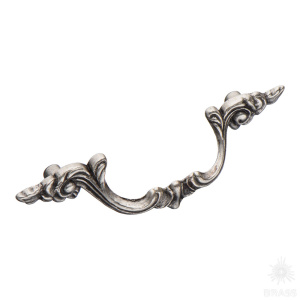 15.231.64.16 Ручка скоба, старое серебро 64 мм