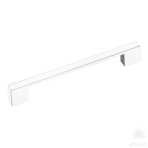 1040-160-Chrome Ручка скоба, глянцевый хром 160 мм