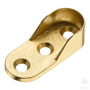 01560 Штангодержатель боковой овальный, матовое золото (для 01470)