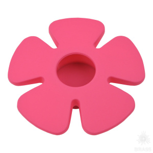 435025ST10 Ручка кнопка детская, цветок малиновый