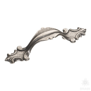 15.224.02.16 Ручка скоба современная классика, старое серебро 96 мм