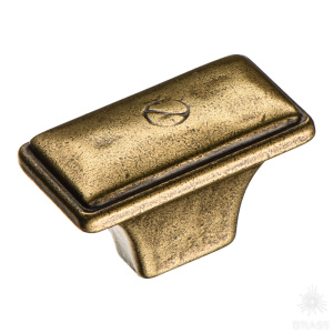 4785-22 Ручка кнопка современная классика, старая бронза