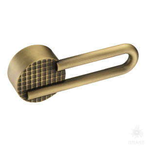 AT 100.32.04RA ATIPICA Ручка скоба, состаренная латунь 32 мм