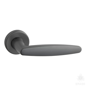 HA245RO12 BBN POLNA Ручка дверная, чёрный матовый никель