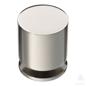 1956 0026 PN Ручка кнопка, глянцевый никель