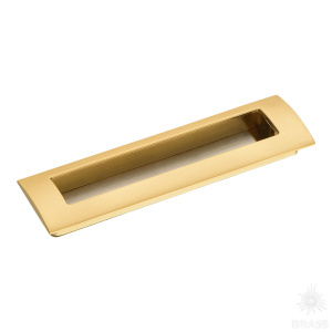 910-160-Matt Gold Ручка врезная, сатинированное золото 160 мм