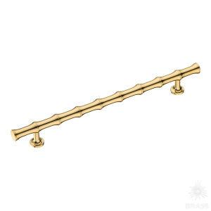 9244 0224 GL-GL Ручка скоба, глянцевое золото 224 мм