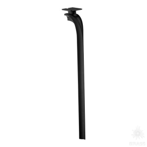 2390 0730 Matt Black Опора мебельная CRUZ, чёрный 730 мм