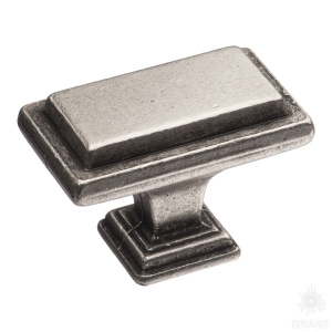 15.368.00.16 Ручка кнопка, старое серебро