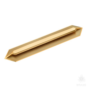 8030 0500 Gold Ручка скоба H-Line Gama, глянцевое золото 192-192 мм
