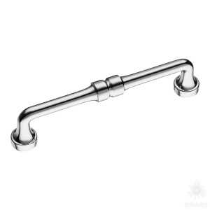 551-128-Chrome Ручка скоба, глянцевый хром 128 мм