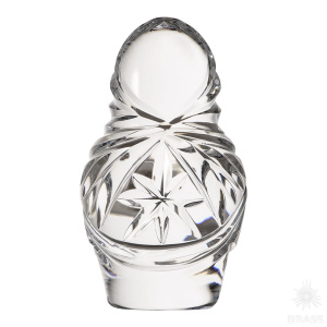 9650 Ручка "Матрёшка" Хрусталь, серия "Вдохновлённые Россией", Прозрачный