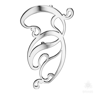 903.96.07 left Ручка скоба, глянцевый хром 96 мм