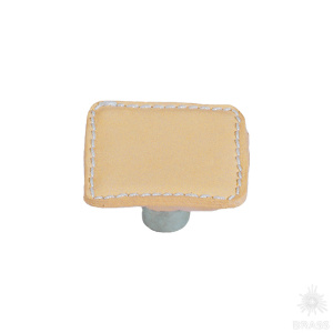 1002.0030.021.175 Ручка кнопка эксклюзивная коллекция, бежевая кожа