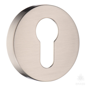 9190 MP08 CYLINDER ROSETTE Накладка с цилиндрическим отверстием для ключа, сатинированный ник(компл)