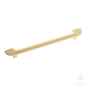 1200 224PC35 Ручка скоба, матовое золото 224 мм