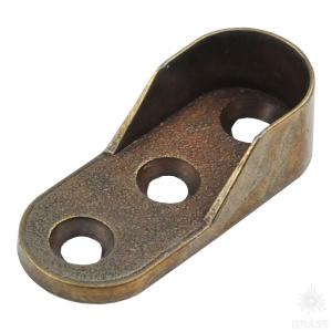 01565 Штангодержатель боковой овальный, бронза