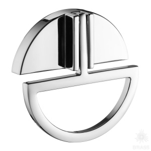 904-Chrome Ручка кольцо, глянцевый хром 32 мм